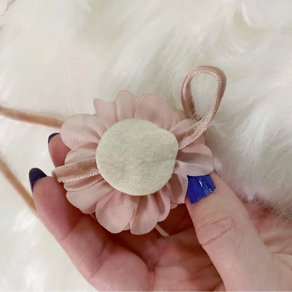 ᴇᴜᴄ ᴠᴇʟᴠᴇᴛ ᴡʀᴀᴘ ꜱᴇʟꜰ-ᴛɪᴇ ᴄᴀᴍɪʟʟɪᴀ ꜰʟᴏᴡᴇʀ ᴄʜᴏᴋᴇʀ - Picture 5 of 13